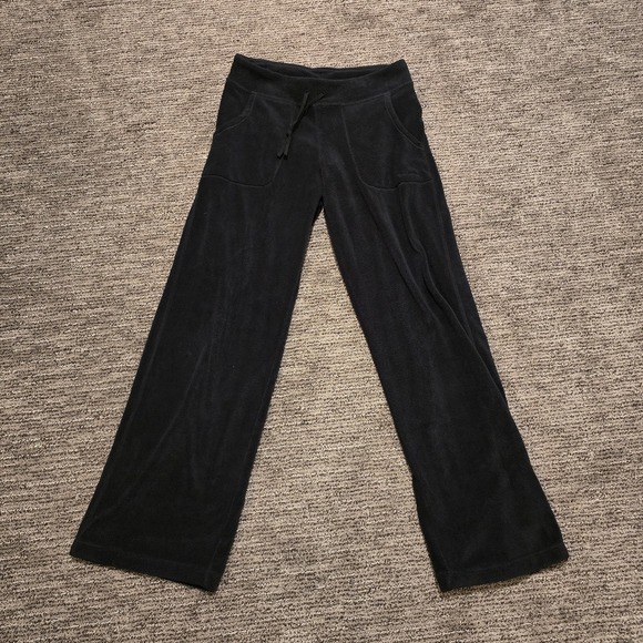 Patagonia Pants - Patagonia Sz Small Plush Fleece Black Pants Cozy Soft Sweat Pants Pajamas